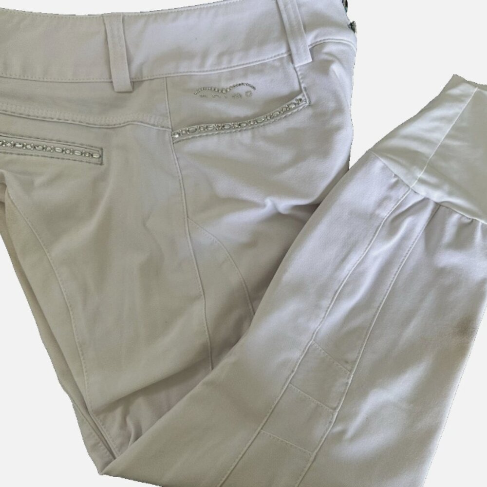 ANIMO White Knee Patch Breeches I 42 US 28R